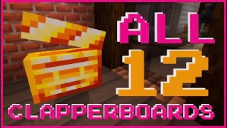 Minecraft x Universal Event  All 12 Clapperboard Locations Guide [upl. by Frymire]