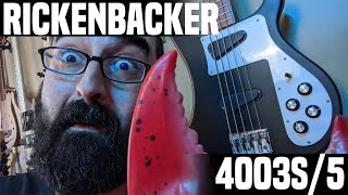 LowEndLobster Review Rickenbacker 4003S5 5 String Bass A new Ric model [upl. by Hterag420]