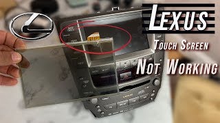 Lexus IS220 Touch Screen Replacement [upl. by Neehsar379]