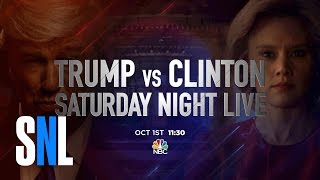 Trump vs Clinton  SNL [upl. by Ettebab]