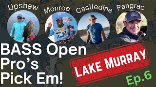 Open Pros PickEm 2024 Bass Elite Series Stop 5 Lake Murray Ep 6 [upl. by Silra]