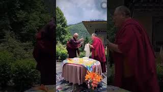 Rabjam Rinpoche and Shechen Shedra monks celebrated Kyabje Dzongsar Khyentse Rinpoche’s birthday [upl. by Parent]