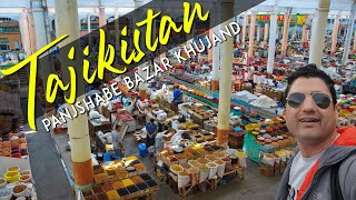 Panjshanbe Bazar Khujand Tajikistan  Khujand City Tour Vlog [upl. by Kliment]