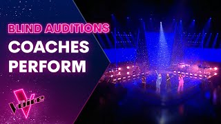 The Blind Auditions Our Coaches take to the stage [upl. by Ennagrom]