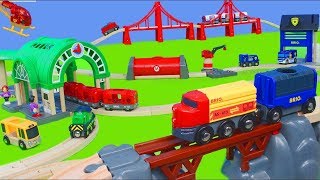 Trenes infantiles BRIO trenes  Carros para niños  BRIO en Español [upl. by Onig103]