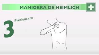 Cómo realizar la maniobra de Heimlich  Primeros Auxilios [upl. by Ardath646]