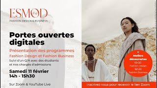 Portes Ouvertes ESMOD Fashion Design amp Fashion Business [upl. by Marci]