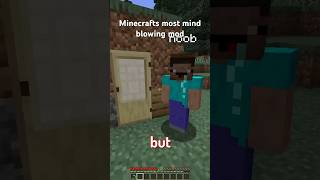 Minecraft Noob Immersive Portals Mod 😬 Shorts [upl. by Corny558]