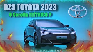 Corolla elétrico Toyota bZ3 é sucesso com 5 000 pedidos em 24 horas [upl. by Fari]