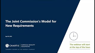 The Joint Commission’s Model for New Requirements [upl. by Anod]