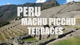 Vacation Peru Machu Picchu Terraces  Peru [upl. by Figge]