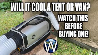 Zero Breeze Tent Van Air Conditioner Will It Cool [upl. by Hedelman]