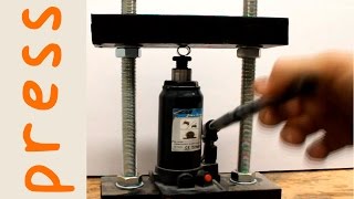 DIY 5 Ton Hydraulic Press [upl. by Ainot]