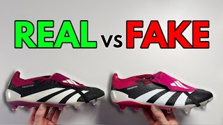 REAL VS FAKE ADIDAS PREDATOR ELITE FT 30TH ANNIVERSARY FOOTBALL BOOT COMPARISON [upl. by Job]