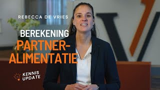 Wijziging BEREKENING PARTNERALIMENTATIE  Kennisupdate 2  Rebecca de Vries  Van Veen Advocaten [upl. by Eillek]