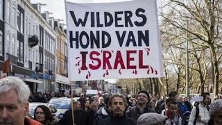 PROTEST VOOR amp TEGEN GEERT WILDERS IN AMSTERDAM [upl. by Des]