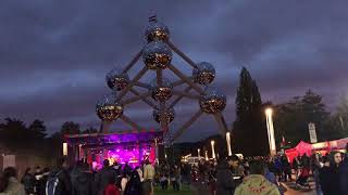 Diwali Celebrations  Atomium Brussels Belgium10272017 [upl. by Suinotna268]