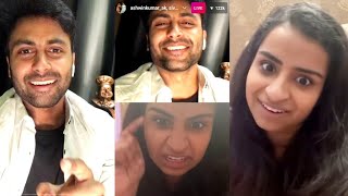 Ashwin amp Sivaangis Instagram Live 1st Time Together 😍  Cook With Comali 2 Grand Finale Vijay TV [upl. by Saffian]