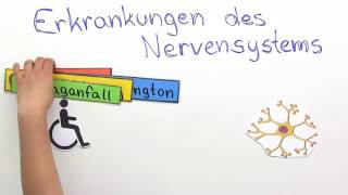 ERKRANKUNGEN DES NERVENSYSTEMS  Biologie  Biologie des Menschen Mittelstufe [upl. by Haelat652]