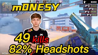 m0NESY Faceit Vertigo POV  49Kills  82HS  8 Triple Kills  CS2 m0NESY POV [upl. by Naloj]