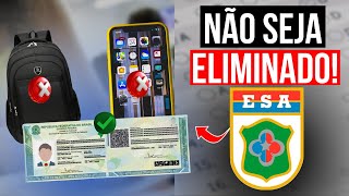 PROVA ESA 2023  O QUE LEVAR E O QUE É PROIBIDO  Fique Ligado [upl. by Delfeena]