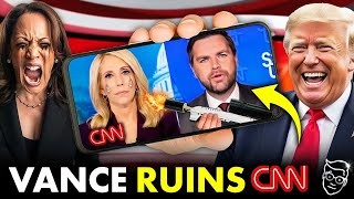 INSTANT REGRET CNN Has OnAir PANIC ATTACK As JD Vance FLIPS Script on Host ATTACKING Trump [upl. by Sonitnatsnoc]