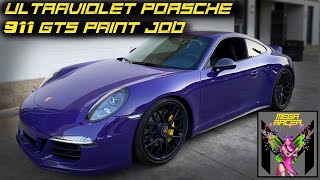 Porsche 911 GTS Ultraviolet Purple Paint Job  Mega Racer Auto [upl. by Lali]