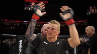 Dillashaw vs Sterling UFC 4 championship match [upl. by Leontine229]