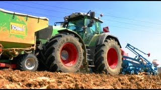 Fendt 926 mit Monosem Prototyp am Mais legen LU Schmieg [upl. by Anivla]