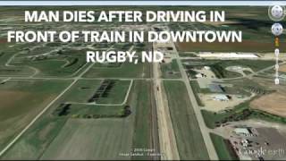 Howard Duck Dies After Driving In Front of Train in Rugby ND [upl. by Dolora427]