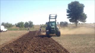 aratro a dischi Mascoli Corato prova in campo Ruvo di PugliaAltamura 9 dischi MFM [upl. by Dearden]