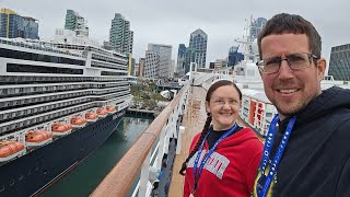 on Holland America Zaandam in San Diego ready for 14 day cruise to Mexico March 30th 2024 [upl. by Ultan]