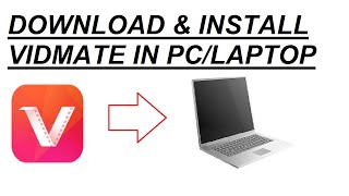 How to Download or install Vidmate in PCLaptop for Free [upl. by Aihpos]