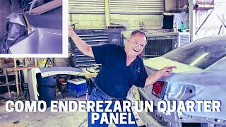 Como enderezar un quarter panel [upl. by Nohj]