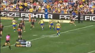 Rd24 Eels v Wests Tigers Hls [upl. by Yrtneg201]