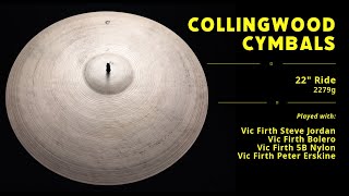 Collingwood Cymbals 22quot Ride 2279g [upl. by Behlau]