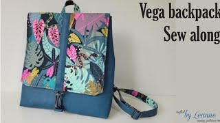 Vega backpack sew along  Crafted by Leanne [upl. by Burrus960]