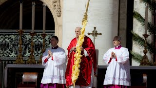 LIVE Heilige Messe mit Papst Franziskus am Palmsonntag [upl. by Allisirp]