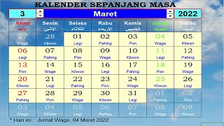 Cara Membuat Kalender Excel [upl. by Emmey648]