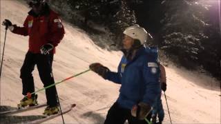 Coaches ski clinic Foot to foot pressure fore aft and upper body [upl. by Aksoyn]