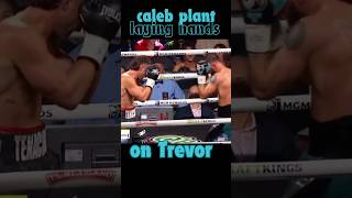 CALEB PLANT PUTTING HANDS ON TREVOR MCCUMBY 🤣😂boxing calebplant youtubeshorts [upl. by Bondy]