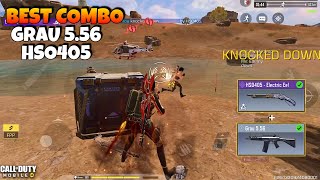 Must Try This Over Powered Combo Guns Grau 556HSO405 In CODM Battle Royale Gameplay [upl. by Noeruat]