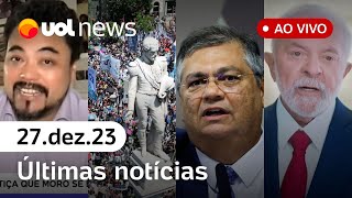 🔴 Lula assina salário mínimo 2024 Dino x Monark Milei enfrenta 3° protesto contra seu governo e [upl. by Arda]