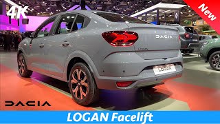 Dacia Logan 2023  FULL review in 4K  Prestige Exterior  Interior Facelift [upl. by Eatnohs]