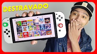 RECEBI MEU NINTENDO SWITCH OLED DESTRAVADO [upl. by Gunnar]