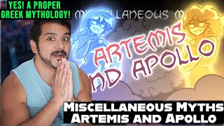 Miscellaneous Myths Artemis and Apollo Overly Sarcastic Productions CG Reaction [upl. by Nosiaj]