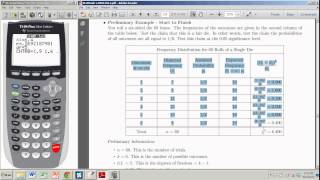 Chisquared Test for Goodness of Fit with the TI 8384 [upl. by Suisyola]