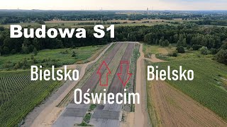 Budowa S1 17 BielskoBiała  Obwodnica Oświęcimia i z powrotem do BielskaBiałej [upl. by Eulalie]