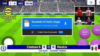 Download eFootball PES 2024 Mobile PATCH Obb APK DATA Download For Android amp Ios  V360 [upl. by Dnalyaw]