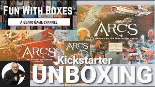 ARCS Board Game Kickstarter Unboxing  Leder Games  A SciFi strategy game from the makers of ROOT [upl. by Adliw]